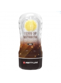 Прозрачный текстурированный мастурбатор Vacuum Cup Masturbator Stellar - Baile - в Хабаровске купить с доставкой