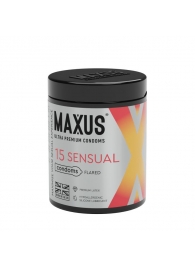 Анатомические презервативы MAXUS Sensual - 15 шт. - Maxus - купить с доставкой в Хабаровске