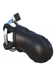 Черный замок верности Extreme Silicone Cock Blocker - Pipedream - купить с доставкой в Хабаровске