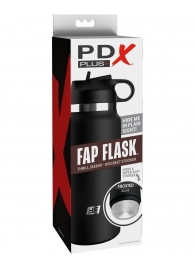Черный мастурбатор в виде бутылки Fap Flask - Pipedream - в Хабаровске купить с доставкой