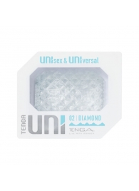 Прозрачный мастурбатор-стимулятор Tenga Uni Diamond - Tenga - в Хабаровске купить с доставкой