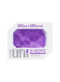 Фиолетовый мастурбатор-стимулятор Tenga Uni Amethyst - Tenga - в Хабаровске купить с доставкой
