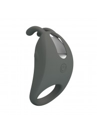 Серое эрекционное кольцо с вибрацией Master Ring - Baile - в Хабаровске купить с доставкой