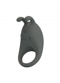 Серое эрекционное кольцо с вибрацией Master Ring - Baile - в Хабаровске купить с доставкой