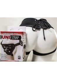 Универсальные трусики Harness UNI strap с корсетом - LOVETOY (А-Полимер) - купить с доставкой в Хабаровске