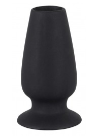 Чёрная анальная пробка-тоннель - 10 см. - Orion