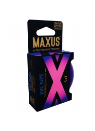 Презервативы Maxus XXL увеличенного размера - 3 шт. - Maxus - купить с доставкой в Хабаровске