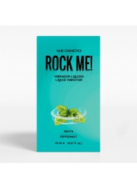 Жидкий вибратор Nuei Rock Me! с ароматом мяты - 20 мл. - Nuei cosmetics - купить с доставкой в Хабаровске