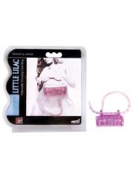 Эрекционное кольцо с вибратором LITTLE LILAC - Dream Toys - в Хабаровске купить с доставкой