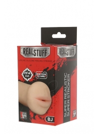 Нежный мастурбатор-ротик REALSTUFF 5INCH MASTURBATOR BJ - Dream Toys - в Хабаровске купить с доставкой