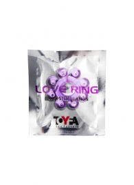 Мягкая фиолетовая гелевая насадка - Toyfa Basic - в Хабаровске купить с доставкой