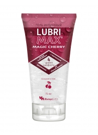Интимный гель-смазка на водной основе Lubrimax Magic Cherry - 75 мл. - ИнтелБИО - купить с доставкой в Хабаровске