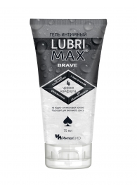 Водно-силиконовый интимный гель-смазка Lubrimax Brave - 75 мл. - ИнтелБИО - купить с доставкой в Хабаровске