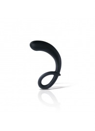 Черный массажер простаты Curving Curt - 13 см. - MyStim - купить с доставкой в Хабаровске