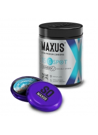 Гладкие презервативы Maxus G spot с двойной спиралью - 15 шт. - Maxus - купить с доставкой в Хабаровске