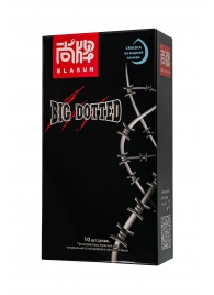 Презервативы с точками Elasun Big Dotted - 10 шт. - Elasun - купить с доставкой в Хабаровске