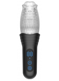 Автоматический мастурбатор Oral Sex Masturbator с функциями ротации, вибрации и фрикций - Secwell - в Хабаровске купить с доставкой
