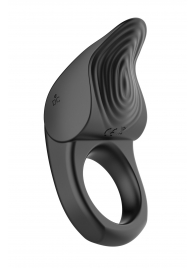 Черное эрекционное виброкольцо Vibro Lust Ring - MALESATION - в Хабаровске купить с доставкой