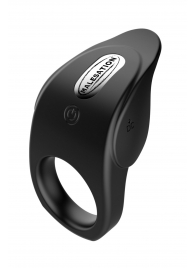 Черное эрекционное виброкольцо Vibro Lust Ring - MALESATION - в Хабаровске купить с доставкой