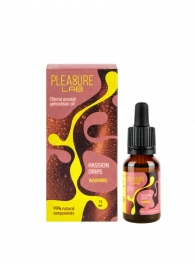 Капли с согревающим эффектом Passion Drips Warming - 15 мл. - Pleasure Lab - купить с доставкой в Хабаровске