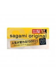 Презервативы увеличенного размера Sagami Original 0.02 XL-size - 12 шт. - Sagami - купить с доставкой в Хабаровске