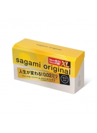 Презервативы увеличенного размера Sagami Original 0.02 XL-size - 12 шт. - Sagami - купить с доставкой в Хабаровске