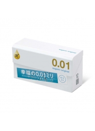 Увлажнённые презервативы Sagami Original 0.01 Extra Lub - 12 шт. - Sagami - купить с доставкой в Хабаровске