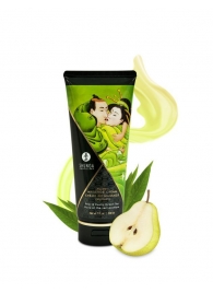 Массажный крем для тела с ароматом груши и зелёного чая Pear   Exotic Green Tea - 200 мл. - Shunga - купить с доставкой в Хабаровске