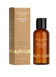 Натуральная массажная смазка Natural Lubricant Orange Blossom - 100 мл. - YESforLOV - купить с доставкой в Хабаровске