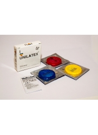 Разноцветные ароматизированные презервативы Unilatex Multifruits - 3 шт. - Unilatex - купить с доставкой в Хабаровске