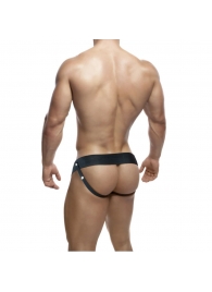 Телесный фаллопротез на черных эластичных ремнях 7 Inch Hollow Strap On - 17 см. - Blush Novelties - купить с доставкой в Хабаровске