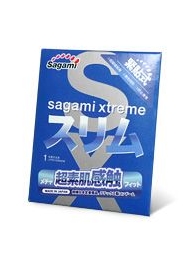 Презерватив Sagami Xtreme FEEL FIT 3D - 1 шт. - Sagami - купить с доставкой в Хабаровске