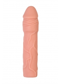 Телесная удлиняющая насадка с подхватом - 19 см. - ToyFa - в Хабаровске купить с доставкой