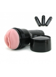 Мастурбатор-вагина Fleshlight - Vibro Pink Lady Touch с вибрацией - Fleshlight - в Хабаровске купить с доставкой