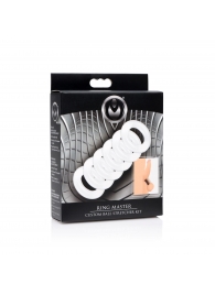 Комплект из 6 прозрачных эрекционных колец Ring Master Custom Ball Stretcher Kit - XR Brands - в Хабаровске купить с доставкой