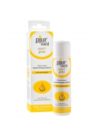 Силиконовый лубрикант с жожоба pjur MED Soft glide - 100 мл. - Pjur - купить с доставкой в Хабаровске