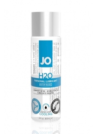 Охлаждающий лубрикант на водной основе JO Personal Lubricant H2O COOLING - 60 мл. - System JO - купить с доставкой в Хабаровске