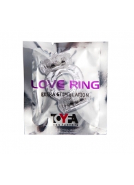 Прозрачное виброкольцо с двумя вибропульками - Toyfa Basic - в Хабаровске купить с доставкой