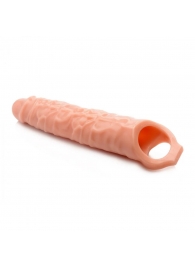 Телесная насадка-удлинитель 3 Inch Extender Sleeve - 27,3 см. - XR Brands - в Хабаровске купить с доставкой