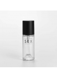 Съедобное cогревающее массажное масло Slow Sex - 50 мл. - Bijoux Indiscrets - купить с доставкой в Хабаровске