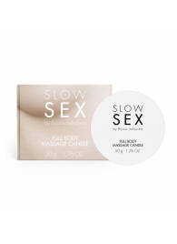 Массажная свеча для всего тела Slow Sex - 50 гр. - Bijoux Indiscrets - купить с доставкой в Хабаровске