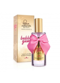 Разогревающее массажное масло Light My Fire Bubble Gum с ароматом бабл-гам - 100 мл. - Bijoux Indiscrets - купить с доставкой в Хабаровске