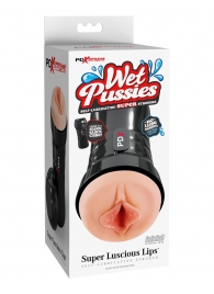Мастурбатор-вагина в колбе Super Luscious Lips - Pipedream - в Хабаровске купить с доставкой