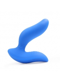 Синий вибромассажер простаты 3,5’’ Curve P-spot Massager - 12 см. - Erokay - в Хабаровске купить с доставкой