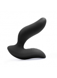 Черный вибромассажер простаты 3,5’’ Curve P-spot Massager - 12 см. - Erokay - в Хабаровске купить с доставкой