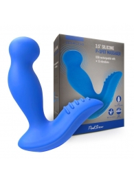 Синий вибромассажер простаты 3,5’’ P-spot Massager - 12,5 см. - Erokay - в Хабаровске купить с доставкой
