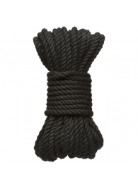 Черная верёвка для связывания и фиксации Bind Tie - 9,14 м. - Doc Johnson - купить с доставкой в Хабаровске