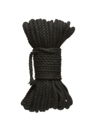 Черная верёвка для связывания и фиксации Bind Tie - 15,24 м. - Doc Johnson - купить с доставкой в Хабаровске