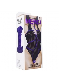 Фиолетовая верёвка для связывания и фиксации Bind Tie - 9,14 м. - Doc Johnson - купить с доставкой в Хабаровске