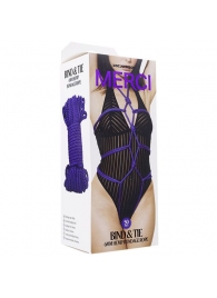 Фиолетовая верёвка для связывания и фиксации Bind Tie - 15,24 м. - Doc Johnson - купить с доставкой в Хабаровске